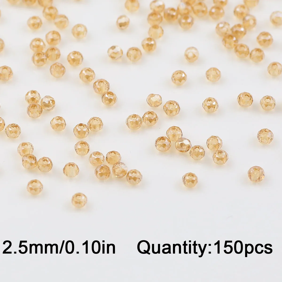 150-600 قطعة كريستال زجاج الخرز AB اللون 2.5 مللي متر الأوجه شقة مستديرة فاصل فضفاض الخرز لصنع المجوهرات أساور يدوية القلائد