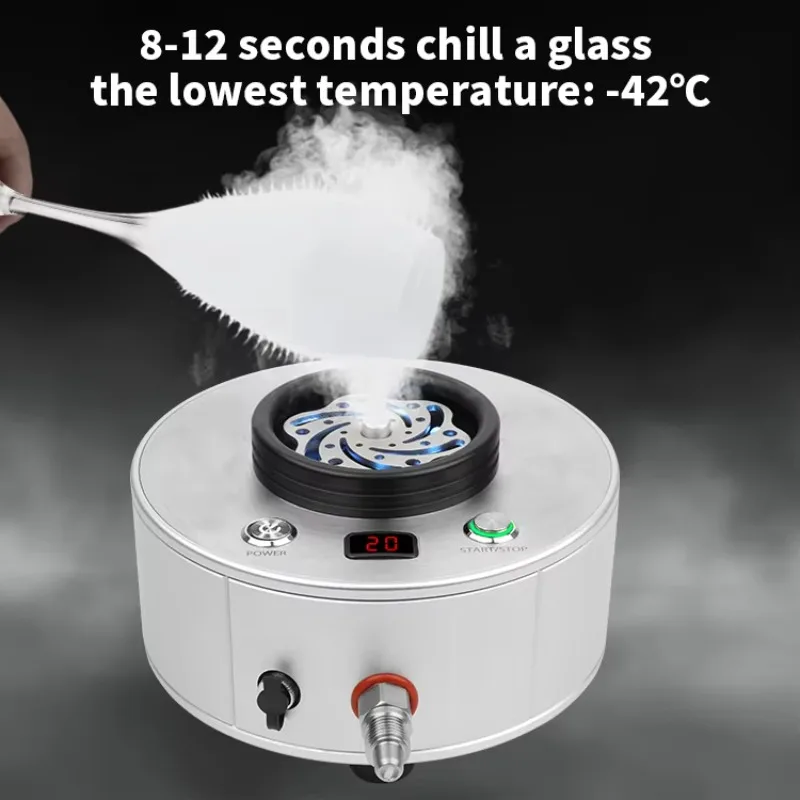 Micro Dry Ice Maker With Mechanical Structure Design Fast Frosting For Restaurant Bar Catering Food Preservation