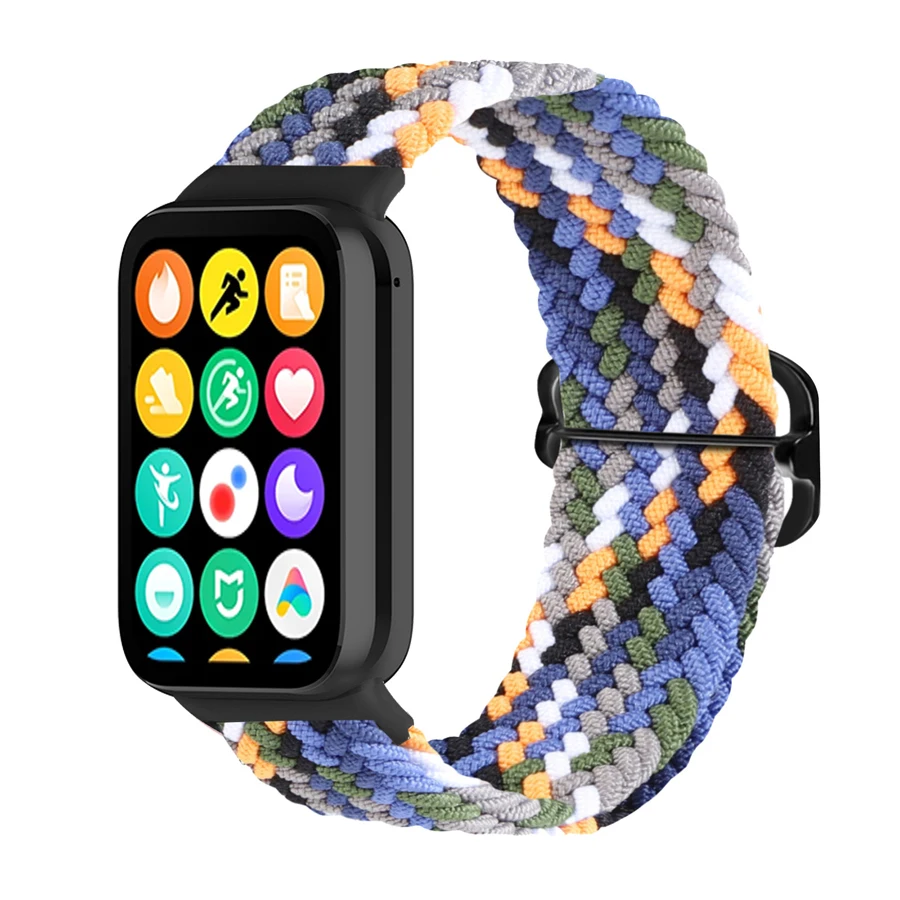 Correia Trançada de Nylon para Xiaomi Mi Band, Substituição da Banda SmartWatch, Pulseira para Mi Band 8, 7 Pro, Pulseira, Acessório Correa