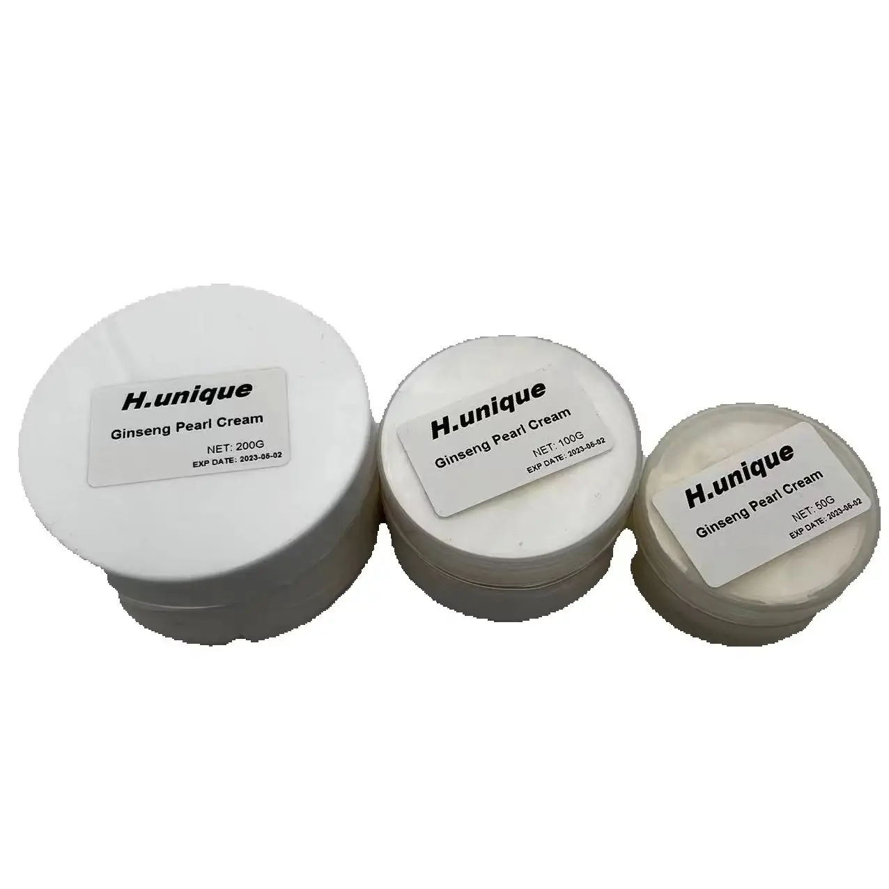 Brand H.unique 100% original ginseng pearl cream ointment face skin whitening repairing moisturing and nourishing