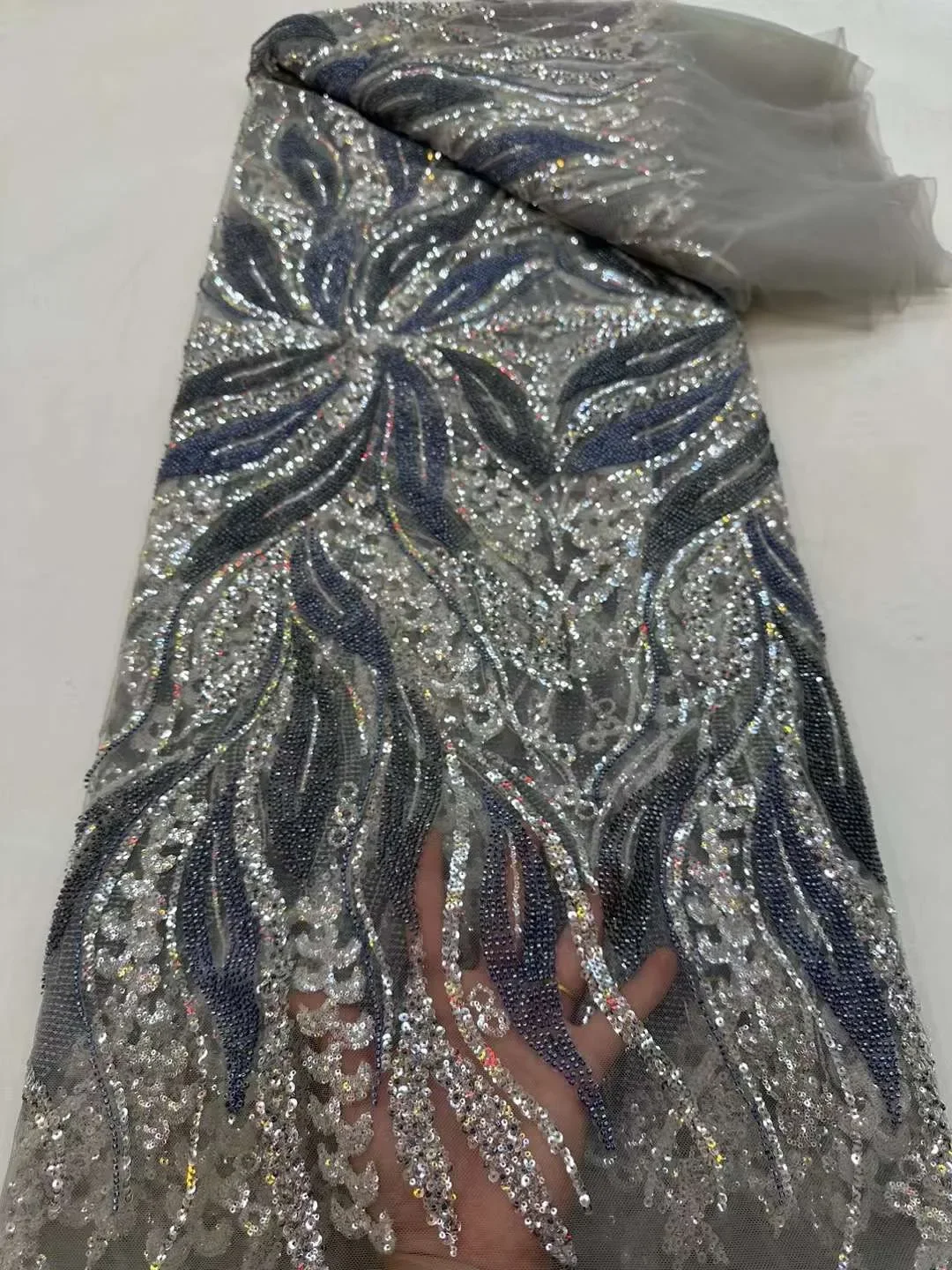 Роскошные французские блестки ручной работы, африканские роскошные модели и высококачественные нигерийские ткани для вечеринок или вечерних платьев.