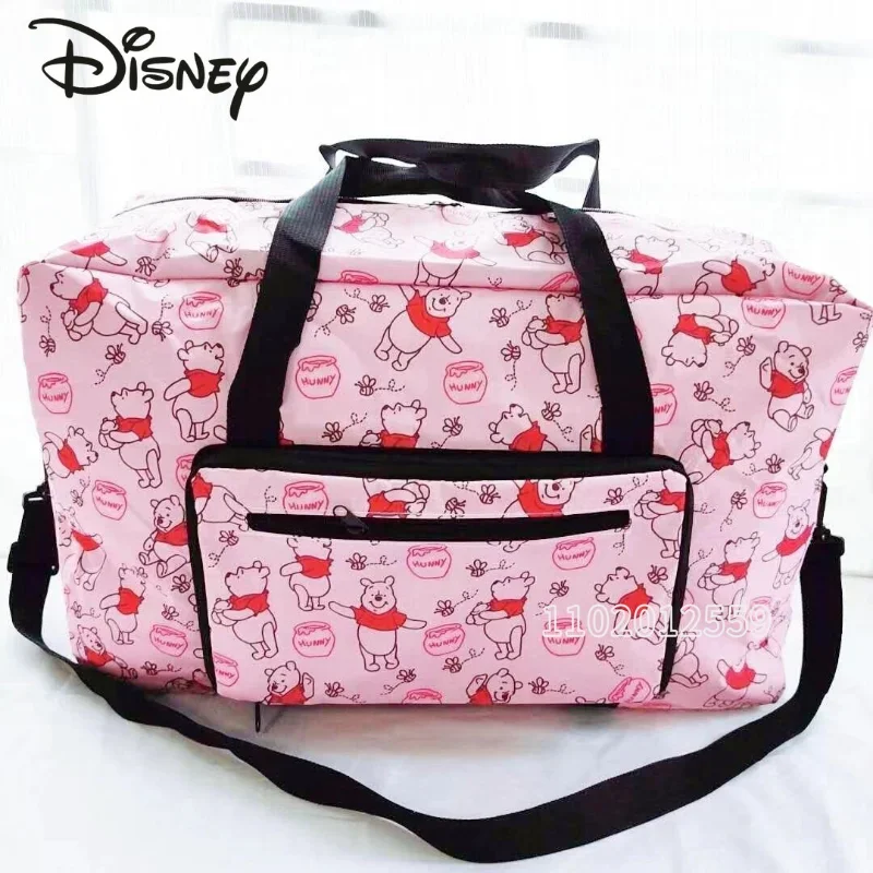 Disney New Portable Travel Handbag Luxury Brand Cartoon Travel Bag Large Capacity Multi Functional Luggage Bag Storage Bag