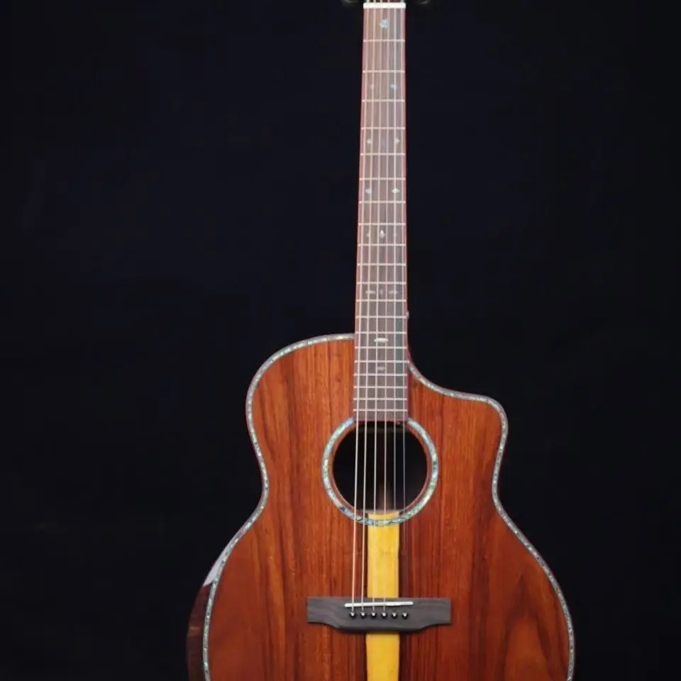 

Handmade Santos Rosewood 41-Inch Single-Board Classic Style Guitar For Beginners JF Barrel Singing