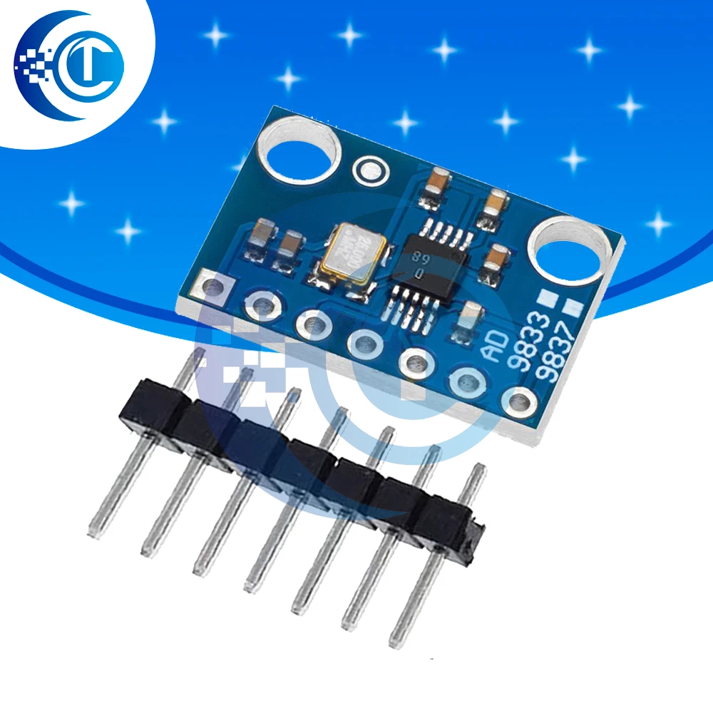 GY-9833 AD9833 DDS Signal Generator, Programmable Serial Module, Sine Square Wave Signal Output Board