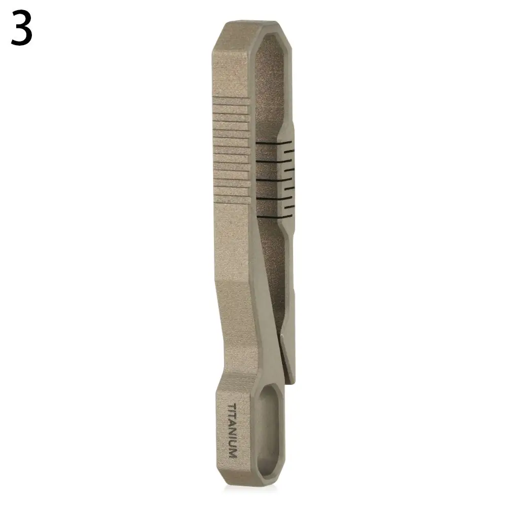 Corkscrew Titanium Alloy Molle Webbing Buckle Quick Draw Keychain Hanging Buckles Key Ring Belt Clip