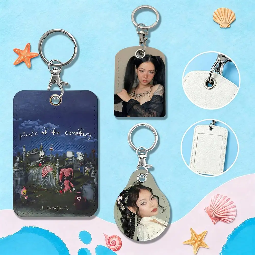 FOR Bella Poarch Picnic For AirTag Case Card Sleeve Holder ID Credit Bank Access Keychain For Air Tag Shell