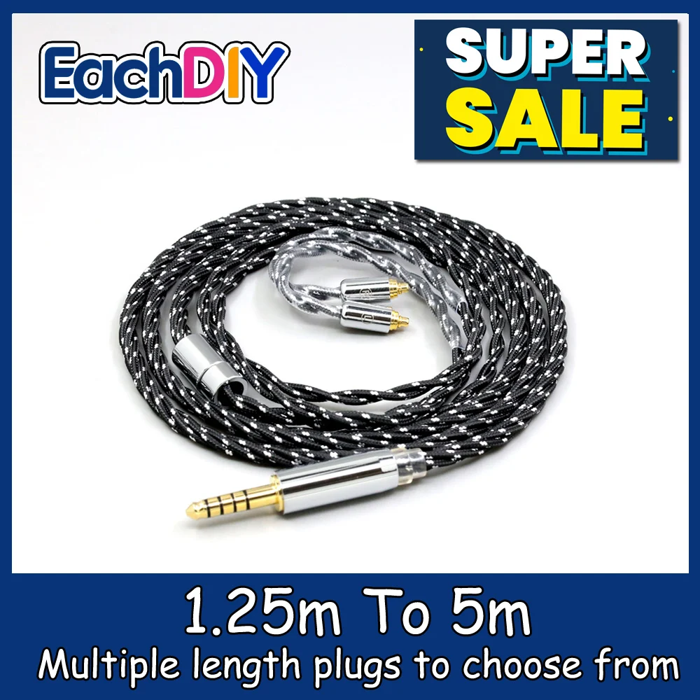 

OCC Mixed OFC Twisting Nylon Earphone Cable For FiiO FH9 FH3 FH7s FH15 F5s Pro FD15 FD3 FA7s FA19 LN008742