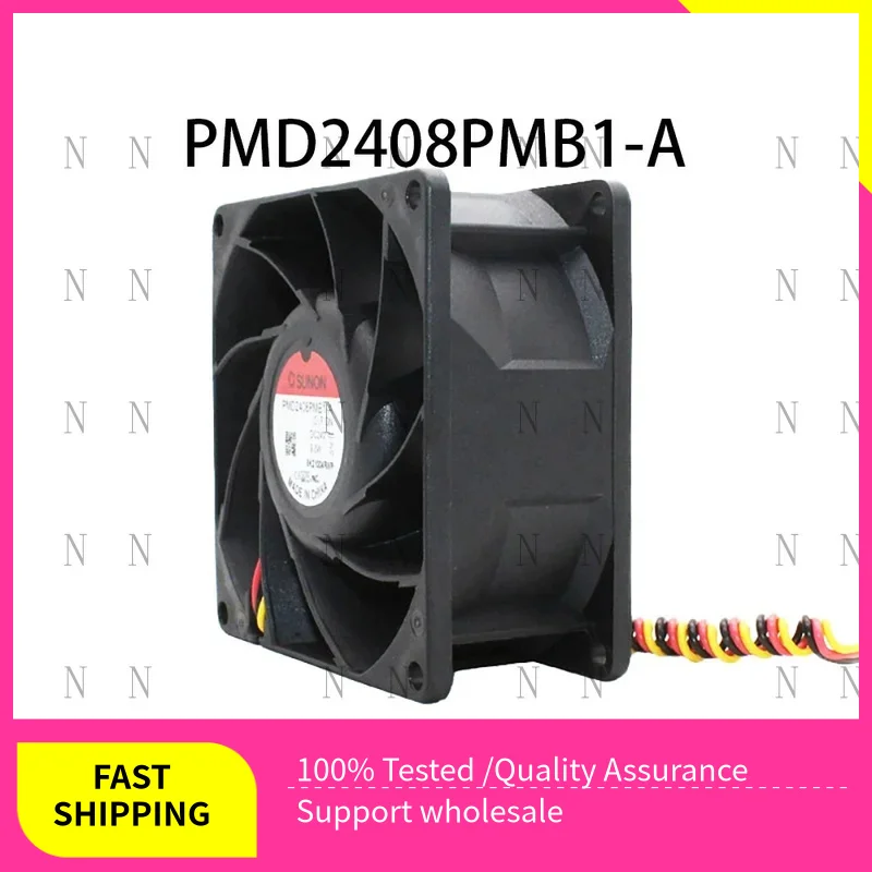 

YJJ Radiator FOR SUNON PMD2408PMB1-A 24VDC 80*80*38mm for Schneider inverter VZ3V1214