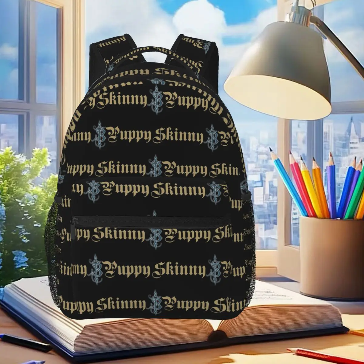 Best Style Skinny Puppy Is A Canadian Industrial Dance Backpack Student Boys Girls BookBag Children School Bag Shoulder Bags
