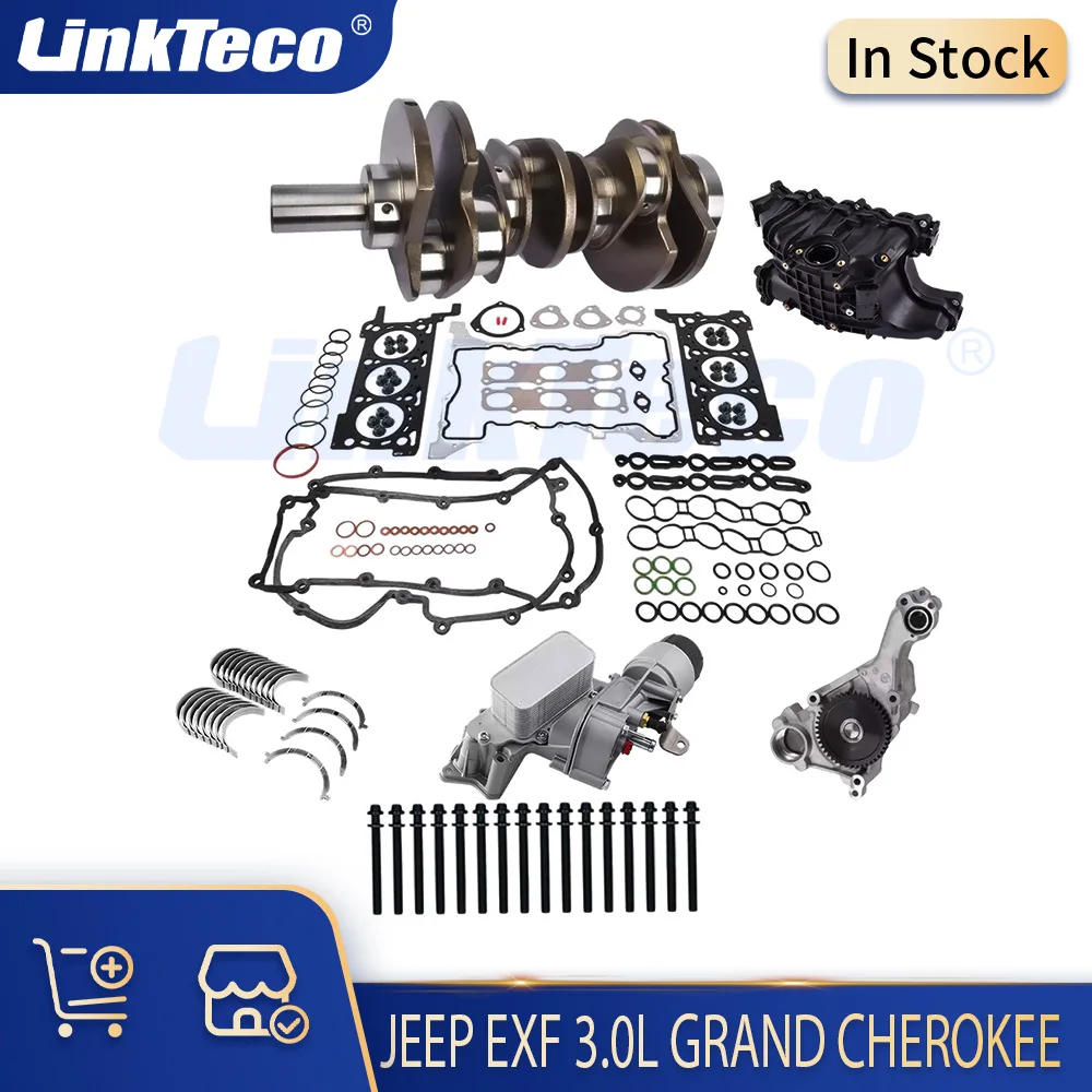 

Engine Parts Rebuild Kit Crankshaft Pump Fit 3.0 L 3.0 T V6 Diesel EXN EXF VM23D For Jeep Chrysler Ram 1500 3.0T 3.0L CRD 11-23