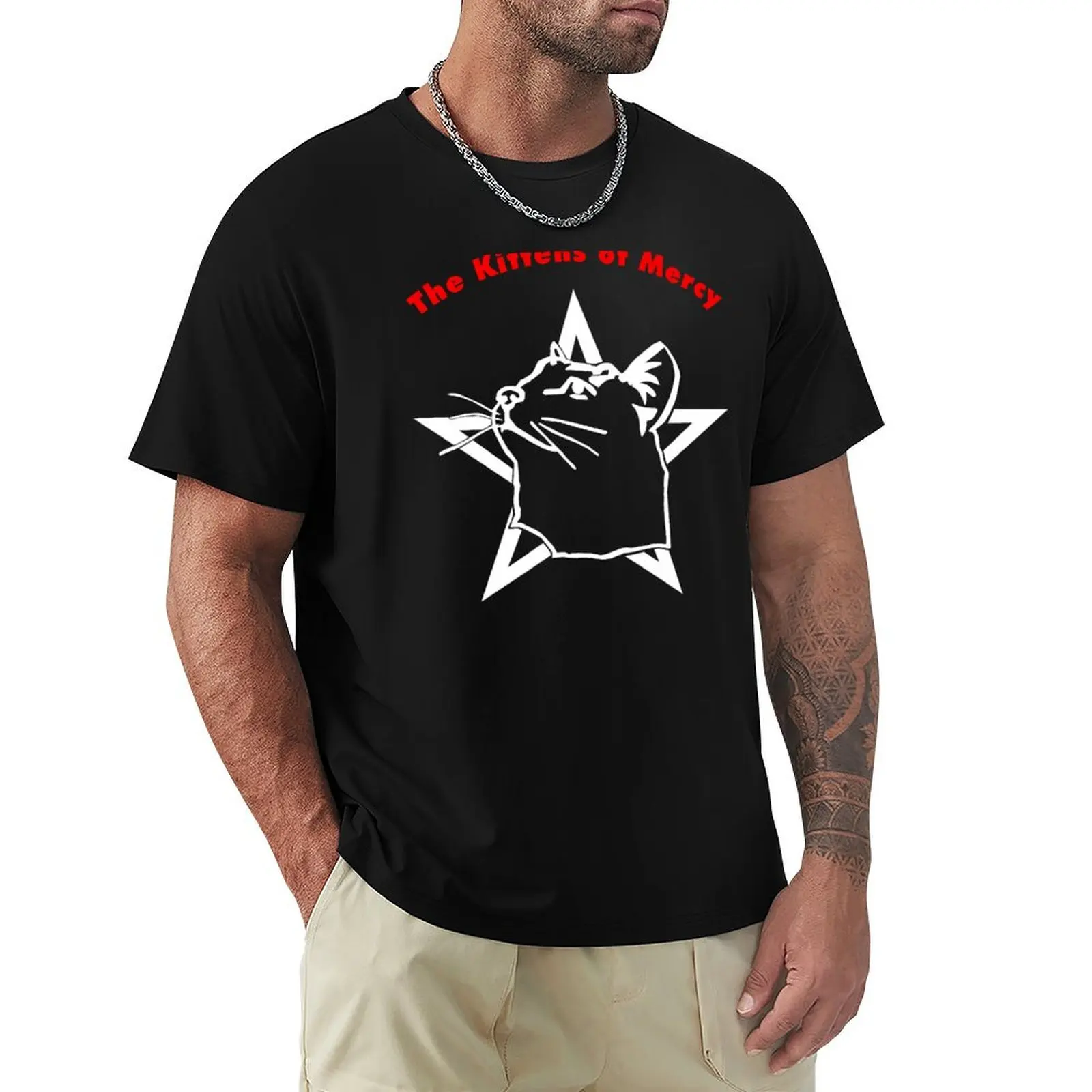 The kittens of Mercy T-Shirt Street Art Print Tee Shirt