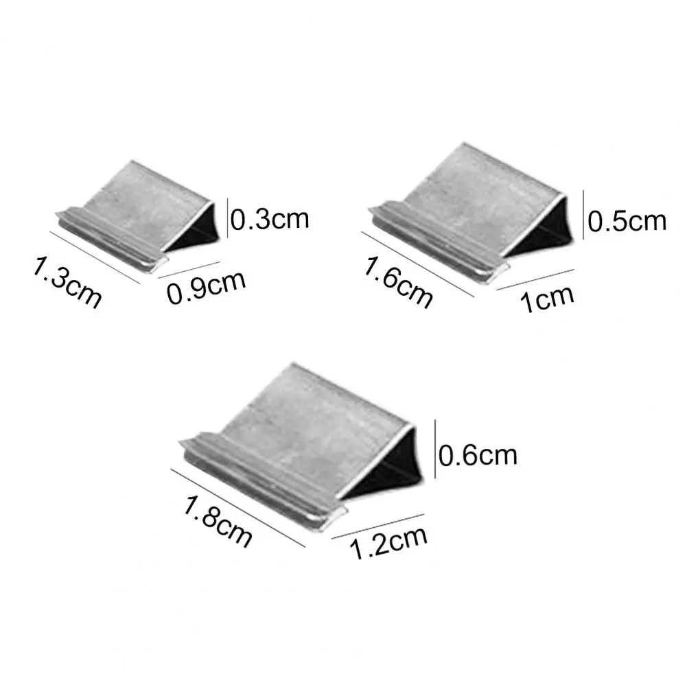 

Refill Clips Light-weight Binder Clips Metal Easy to Use Useful Large Metal Clamp Clip