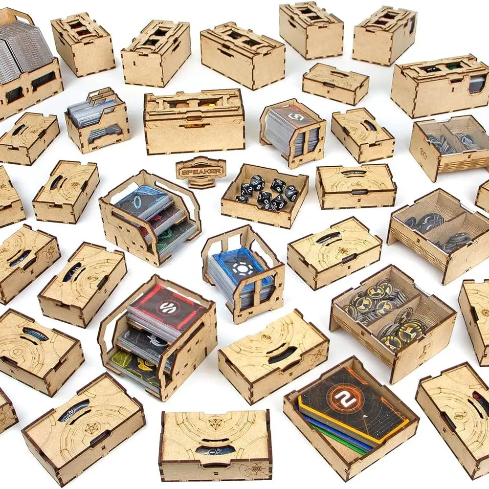 Twilight Imperium & Prophesy of Kings Expansion Organizer: Board Game Storage and Accessory Upgrade