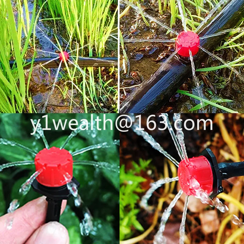10M Garden Irrigation System Automatic Micro Spray Dripper Drip Irrigation Kit with Pump Self-priming 1/4 