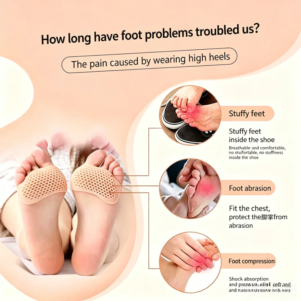 1 pair Ultra Thin Silicone Heel Protector Cracked Dry Heel Cover Anti-Crack Heel Socks Unisex Foot Care Sleeve Wholesale