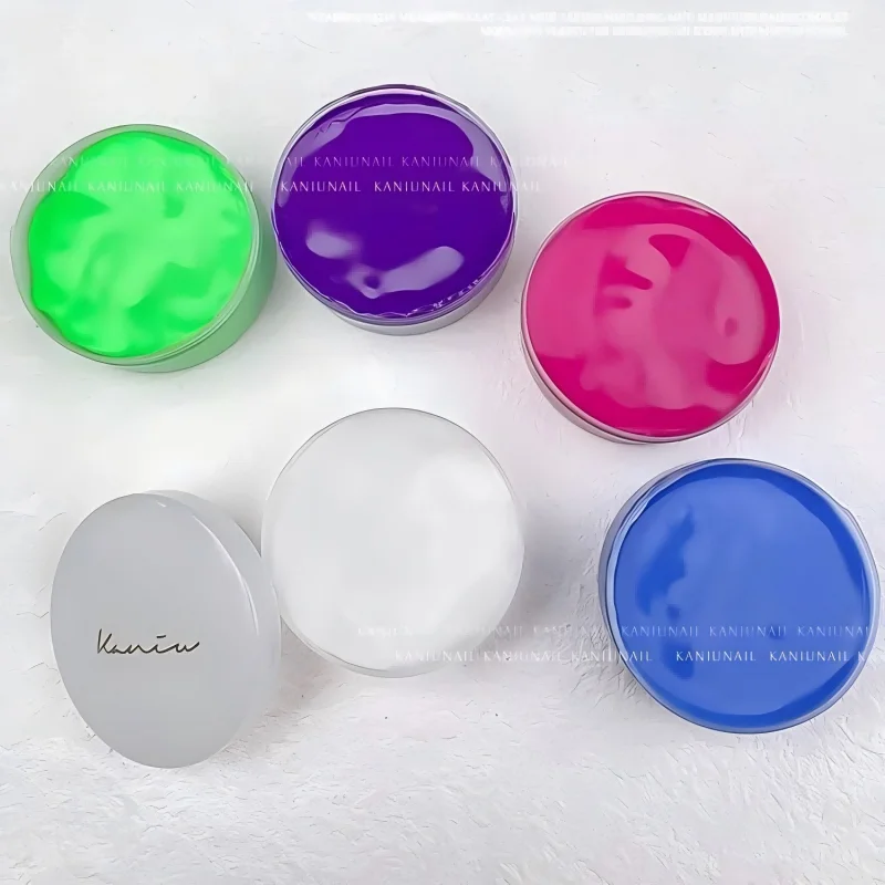 KANIU Reusable Adhesive Nail Glue Clay Nail Measuring Mud Measuring Clay For Artificial Nail Tip Custom Press On Nail Service