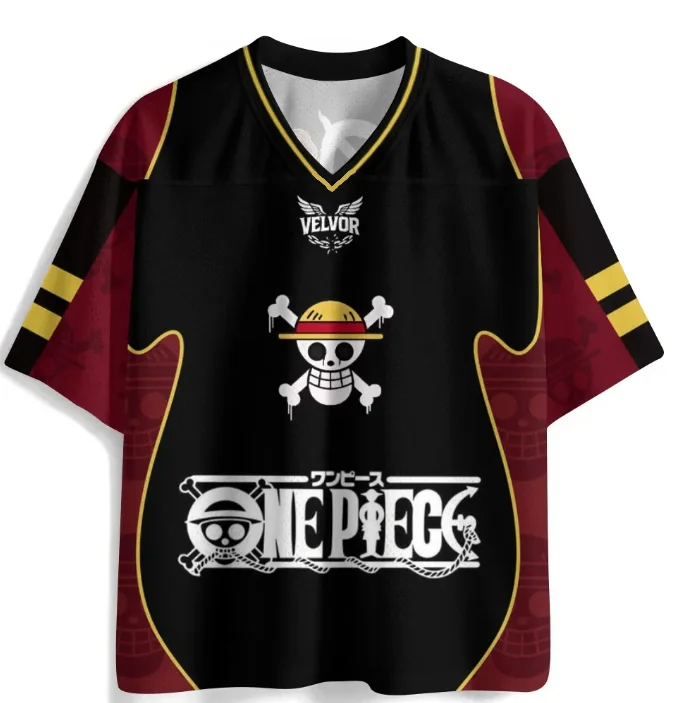 Adult and Children One Piece Straw Hat Crew American-style T-shirt, 3D Printed Anime Loose Short Sleeves, Shorts Friends