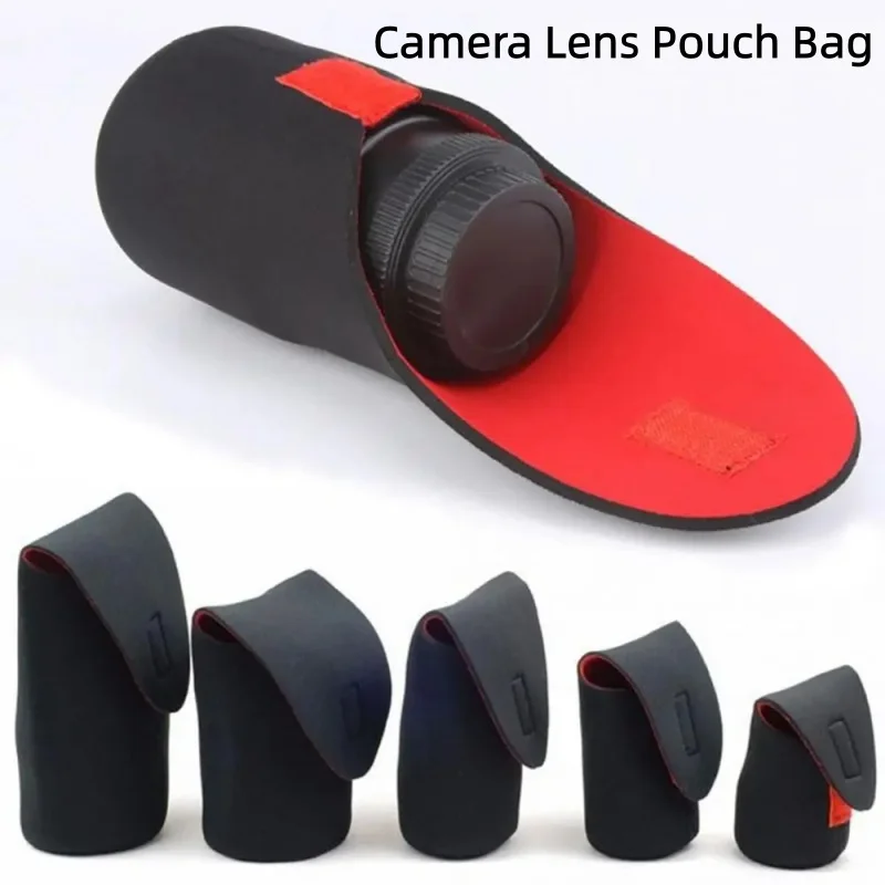 RF11-D Lens Bag Soft Neoprene Waterproof DSLR Lente Cover Case Storage S M L XL XXL Nylon for Canon Nikon Sony Pentax DLSR Camer