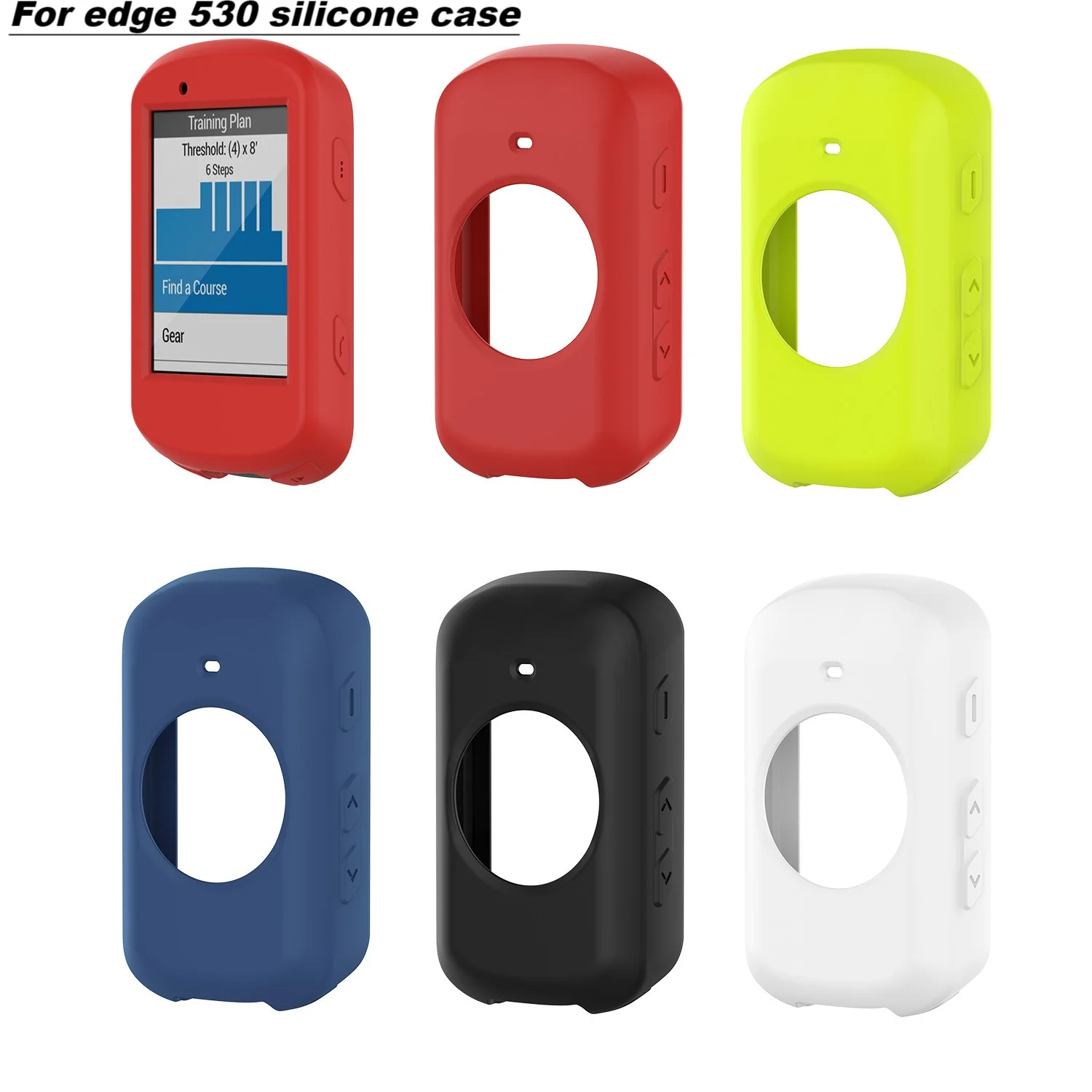 Funda de silicona para Garmin Edge 830 530 130 130 Plus, protector de pantalla para Edge 830, accesorios protectores Garmin