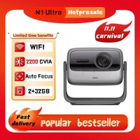 JMGO N1 Ultra Home Theater Projector 2025 Projector 2200 CVIA Lumens contrast ratio 1600:1 Triple Color Laser Gimbal Projector