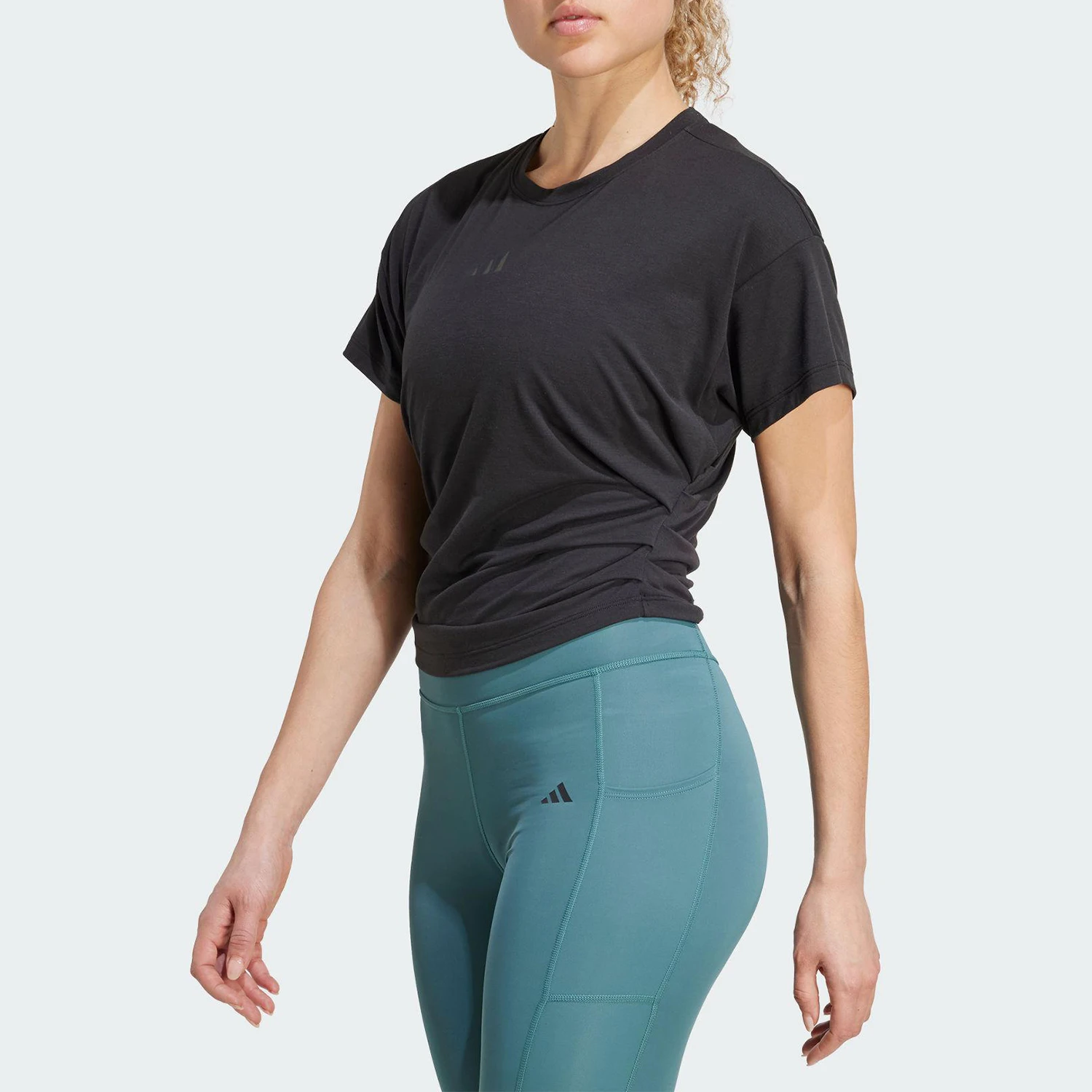 

Adidas genuine POWER T-SHIRT Women's Training Short Sleeve T-Shirt JX1190