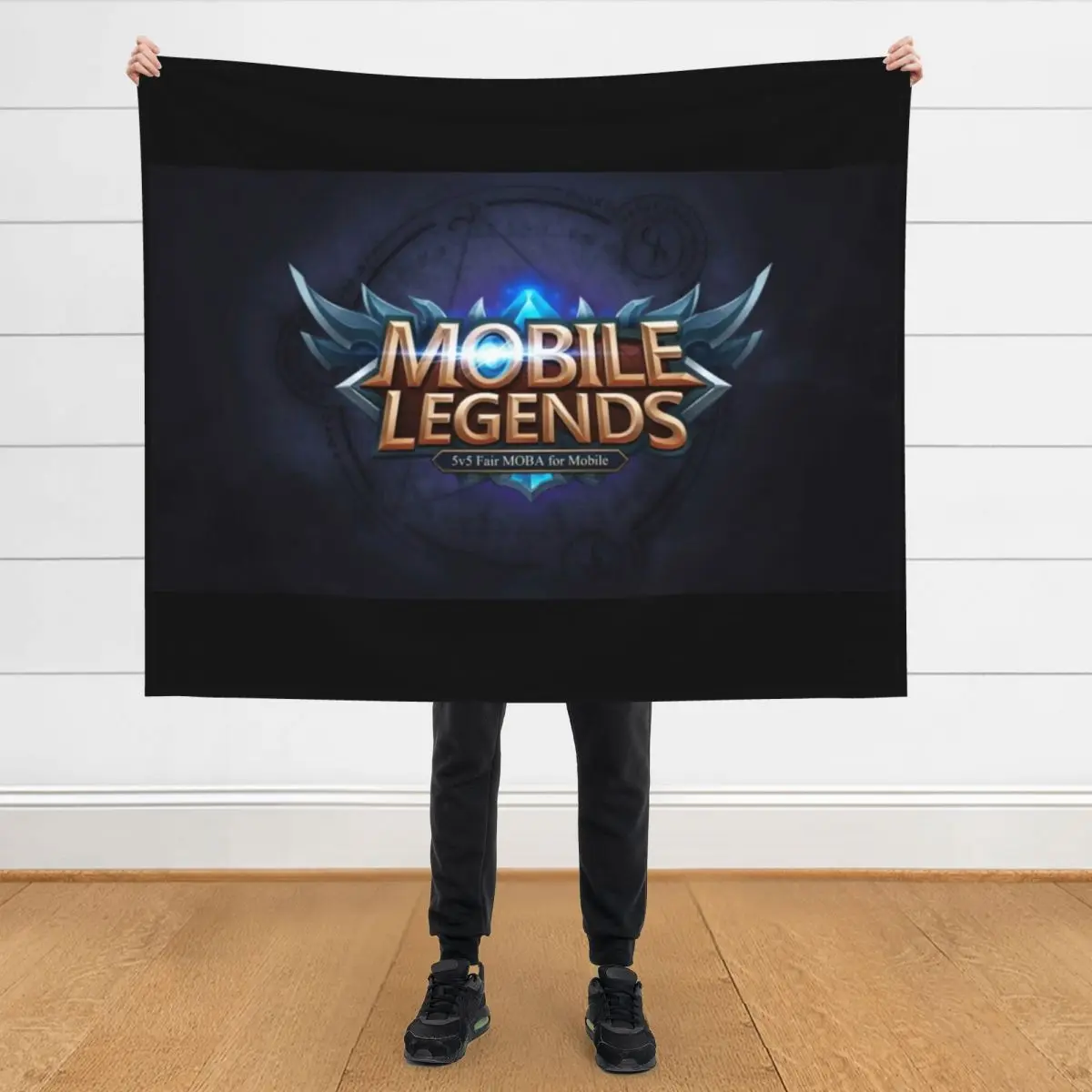 

Mobile Legends New Update Logo Throw Blanket anime Multi-Purpose Large Blankets