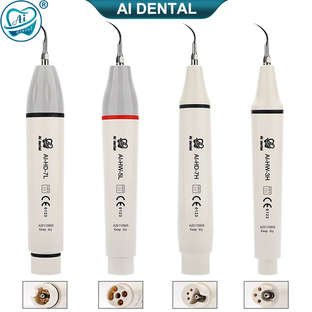 Equipo Dental, escalador piezoeléctrico ultrasónico, escaladores de pieza de mano, herramientas quirúrgicas portátiles para blanqueamiento Dental, desmontable