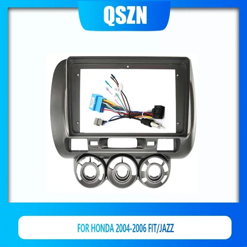 9 Inch 2 Din Car radio DVD Installation Fascias Panel For HONDA 2004-2006 FIT/JAZZ Audio Dash Fit Panel Dash Trim Kit Frame