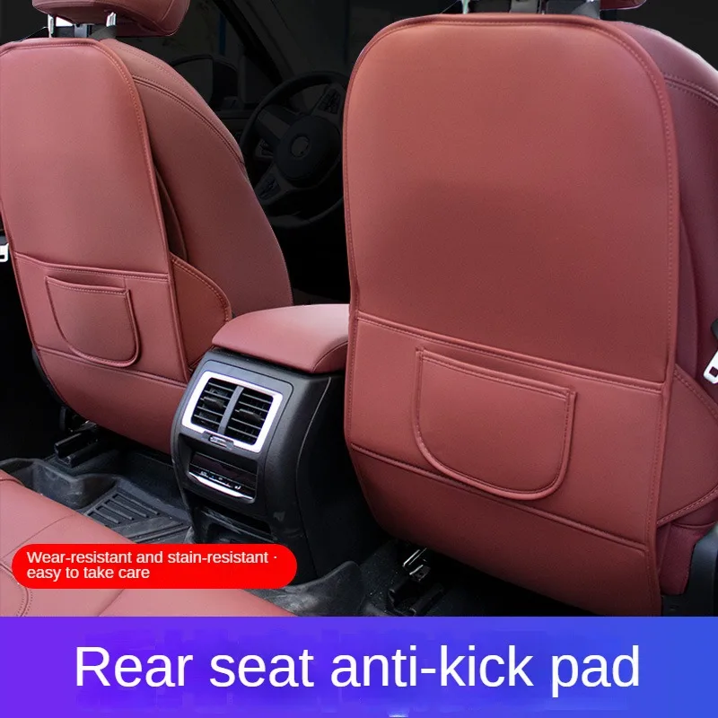 Car Seat Back Protector Cover For Children Universal Auto Backseat Anti Kick Pad Waterproof Kick Mat Backrest Protective Pad