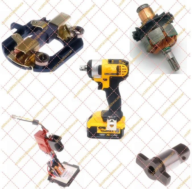 

carbon brush holder armature rotor switch trigger anvil for DEWALT DCF880 DCF880M2 DCF880HM2 DCF880B wrench