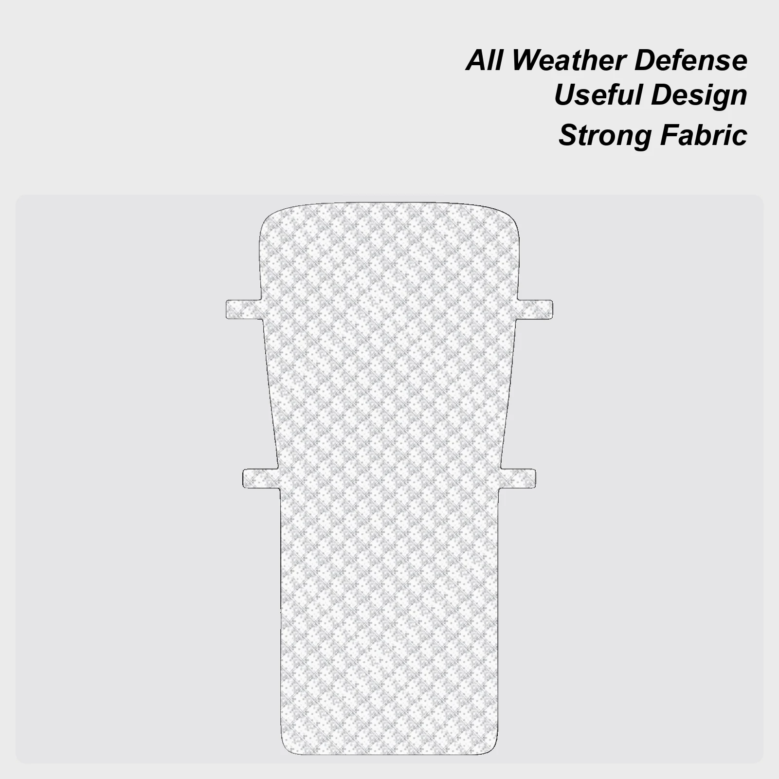 غطاء سيارة ثلجي مقاوم للرياح نصف قماش القنب غطاء جسم السيارة للطقس البارد طوال الليل وقوف السيارات المرآب المدرسة السفر عطلة في الهواء الطلق