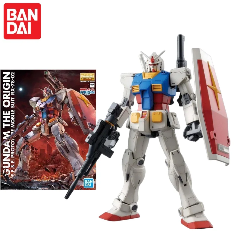 

Bandai Mg Original Gto Edition 1/100 Rx-78 Gundam Assembly Model Ready Player One Available Mecha Warrior Figure Educational Toy