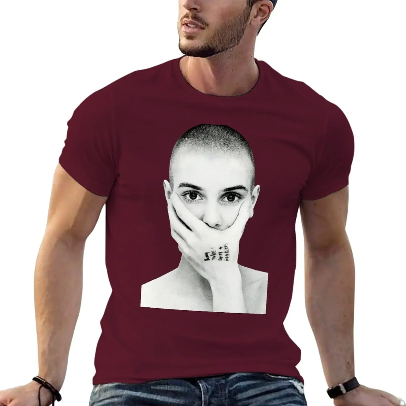 sublime t shirt Aesthetic clothing plus size tops mens vintage t shirts New RIP Sinead O'Connor harajuku 2024 summer funny