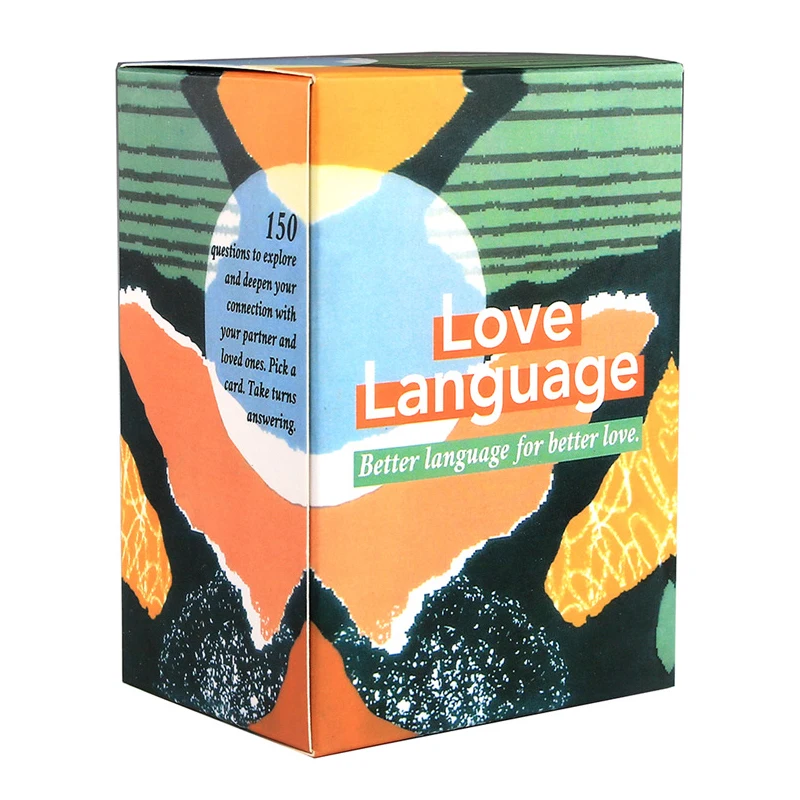 Love Language Card Game Board Game 150 Conversation Starter Questions for Couples Connections Partner Date Night Relationship