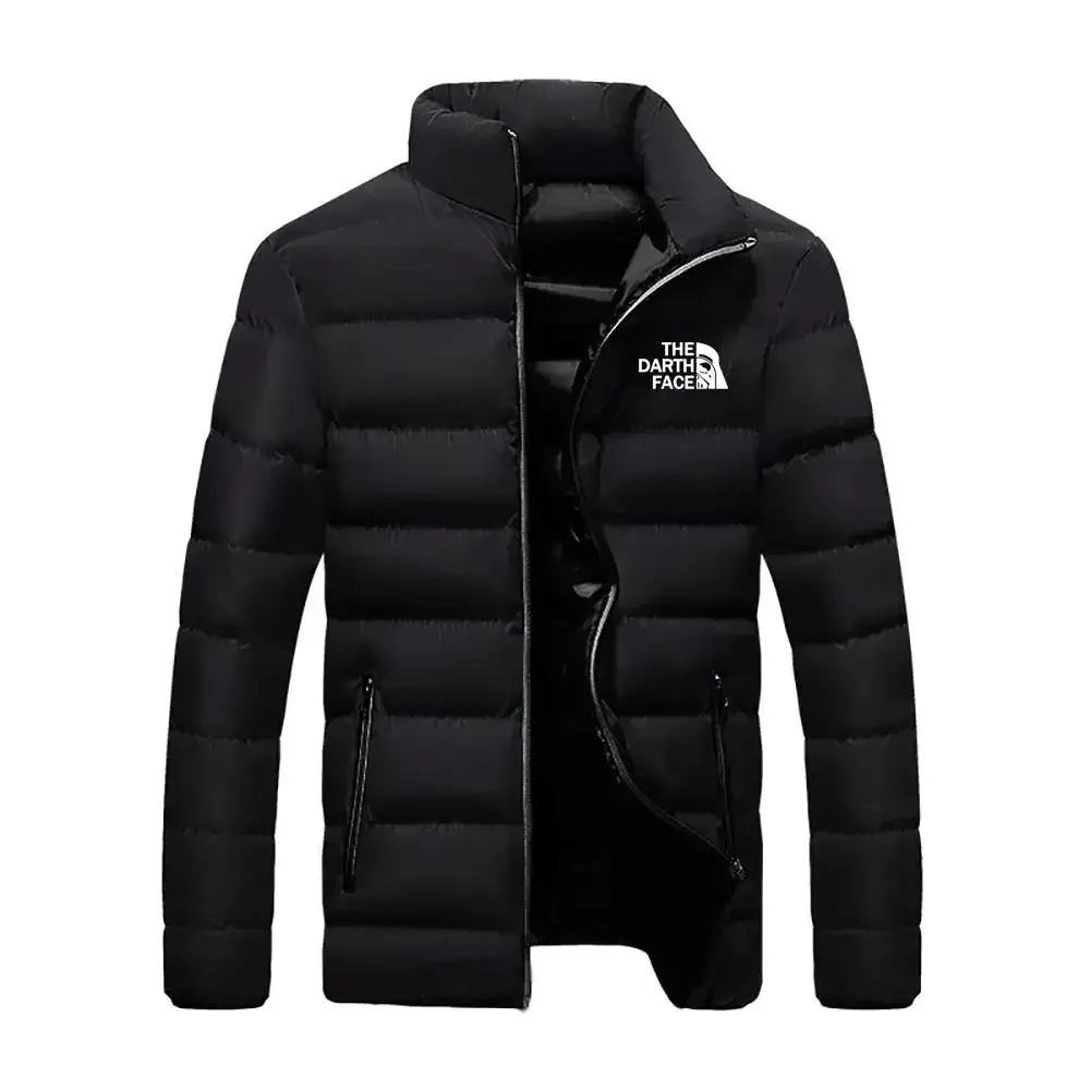 Winter Jacket Men Stand Collar Warm Down Jacket Street Fashion Casual Brand Men's Parka North Coat