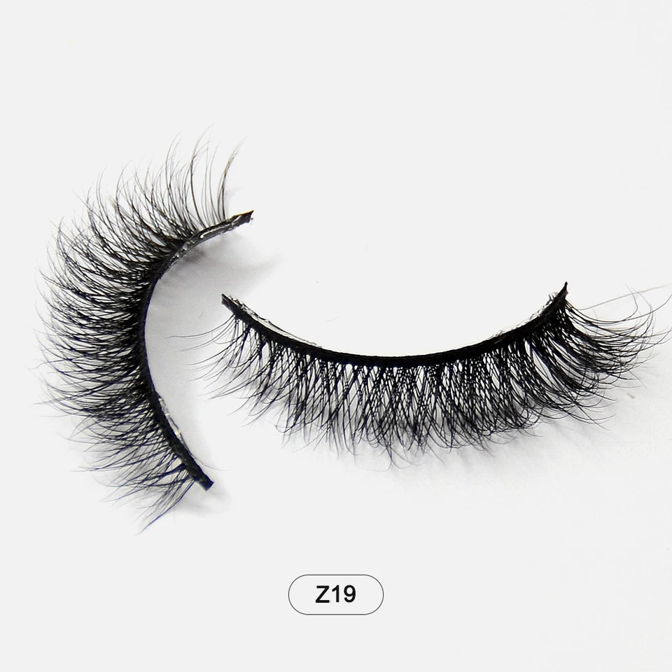 Pestañas Postizas 3D de Pelo Sintético de 1-1.2cm, Naturales y Largas, Libres de Crueldad, Hechas a Mano, Económicas 3