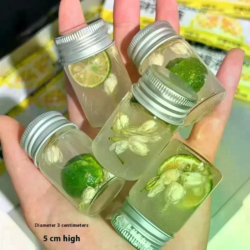 3 قطعة زجاجة فارغة محمولة شفافة Sed زجاج متين للطعام زجاجة Ade ديكور منزلي إبداعي Luy Star/زجاجة #1