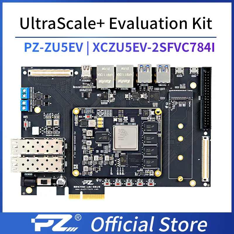 

fpga board Puzhi PZ-ZU5EV-KFB Evaluation Kit Xilinx ZYNQ UltraScale FPGA Development Board MPSOC PCIE