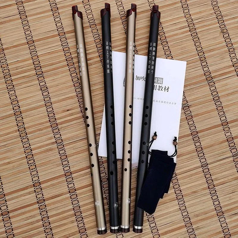 8 Hole Professional Xiao Aluminum Alloy Durable Vertical Flute Adult Beginner Portable Short Xiao Chinese Musical Instruments