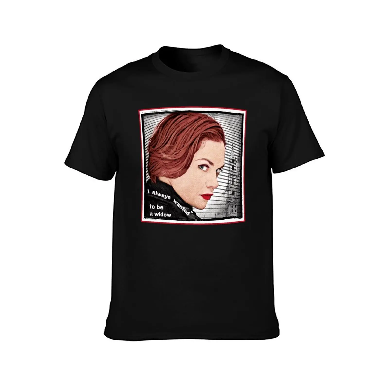 Alice Morgan - I Always Wanted to be a Widow T-Shirt, Summer Casual Cotton Tee, Oversized Streetwear Tops, Vintage Graphic Print