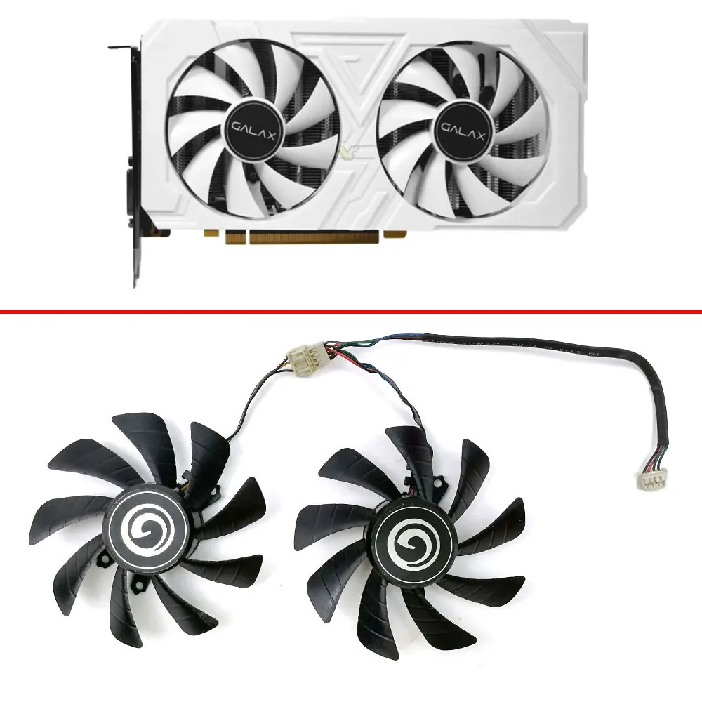 

DIY For GALAX GeForce RTX2060 GTX1660 1660ti 1660S EX White OC Graphics Card Replacement Fan GA92S2U GA92S2H