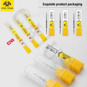 OSS C115 C210 T245 เคล็ดลับ Universal C245 C210 C115 การประสาน Iron Tip ใช้งานร่วมกับ SUGUN Maant GVM OSS การประสาน Station Handle