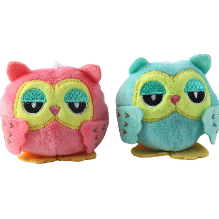 

60pcs/lot Wholesale Cartoon Owl Doll Plush Keychain Big Eyes Owl Pendant Accessories,Deposit First to Get Discount much,Pta303