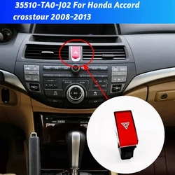 Car Warning Light Double Flashing Switch 35510-TA0-J02 For Honda Accord Crosstour 08-2013 Malfunction Emerg Lamp Button Parts