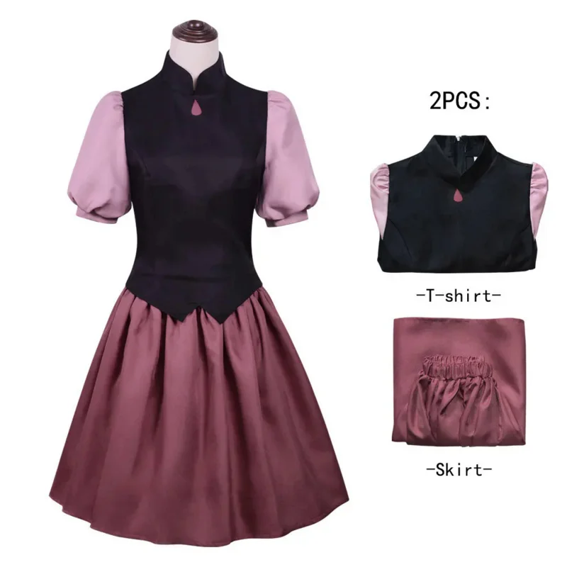 Blight Amity Cosplay The Owl Cosplay Costume Women Outfits Dress Top Skirt Halloween Carnival Suit