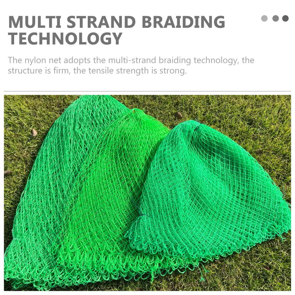

Portable Fish Land Net Thickened Nylon Fishing Net Replacement Fast Water Filtration Fish Friendly Outdoor Use