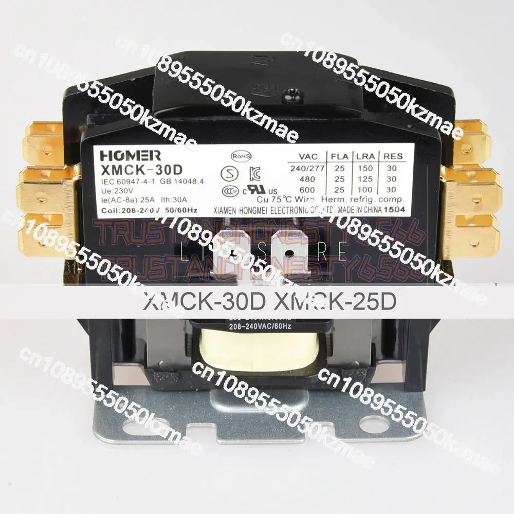 1PC Replacement XMCK-30D XMCK-25D 208-240V Single Phase Bus Bar AC Contactor