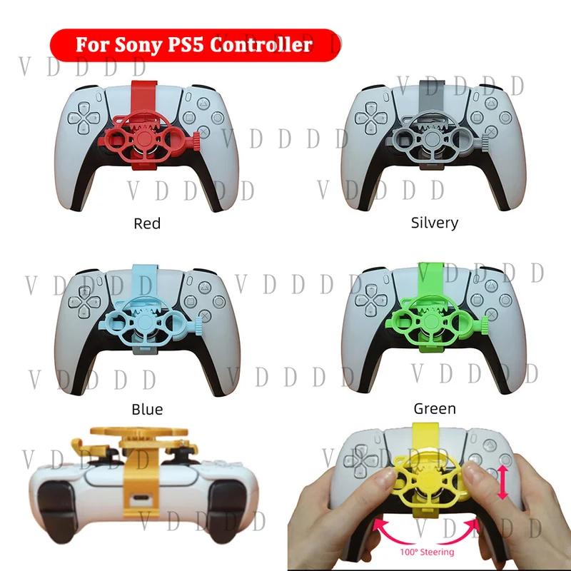 L... SIM Game Controller Mini Steering Wheel For Sony PS5 Controller Racing Game ADE