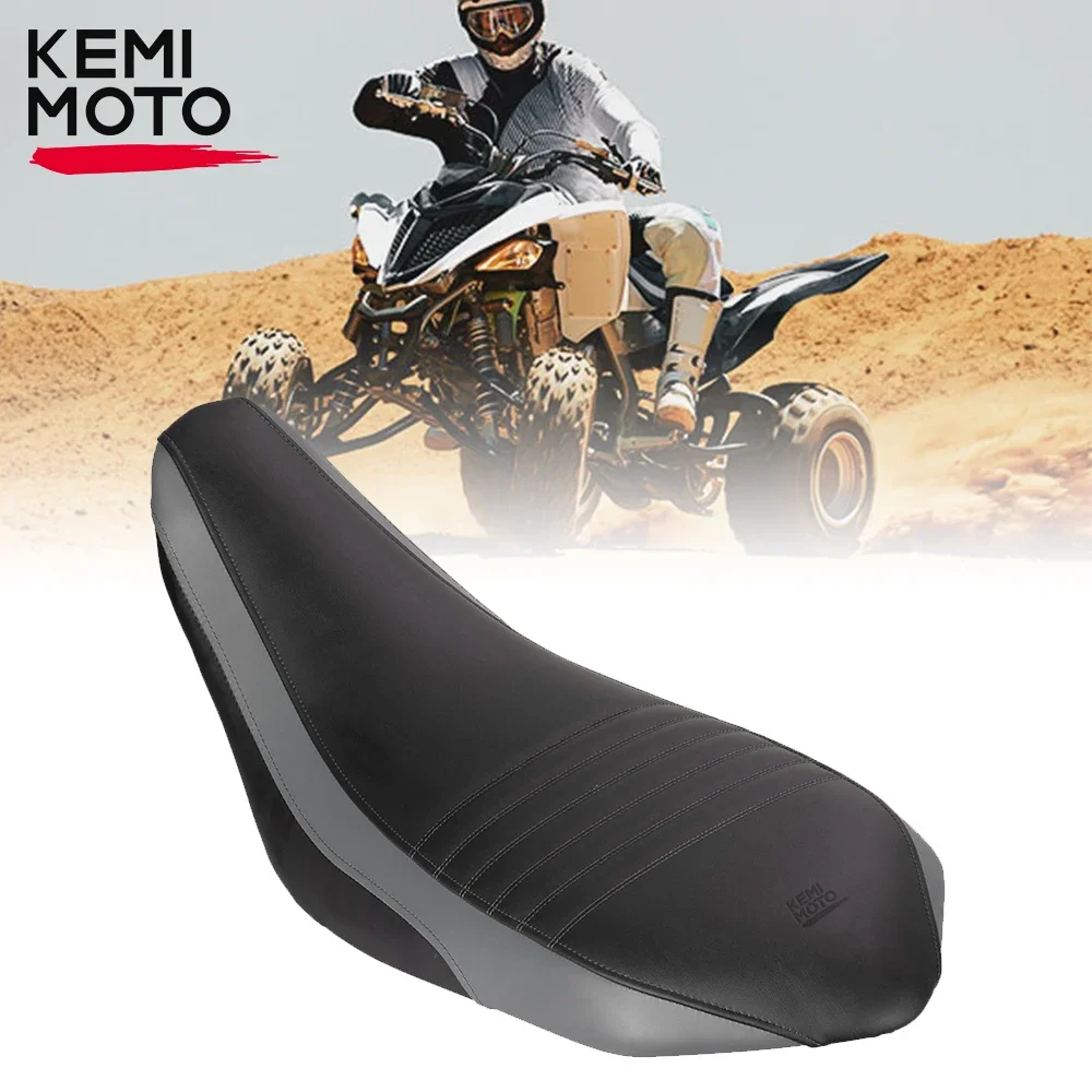 

KEMIMOTO ATV PU Seat Cover Waterproof Soft Seat Anti-slip Cover Compatible with Yamaha Raptor 700 2006-2024 700R 2009-2023 2024