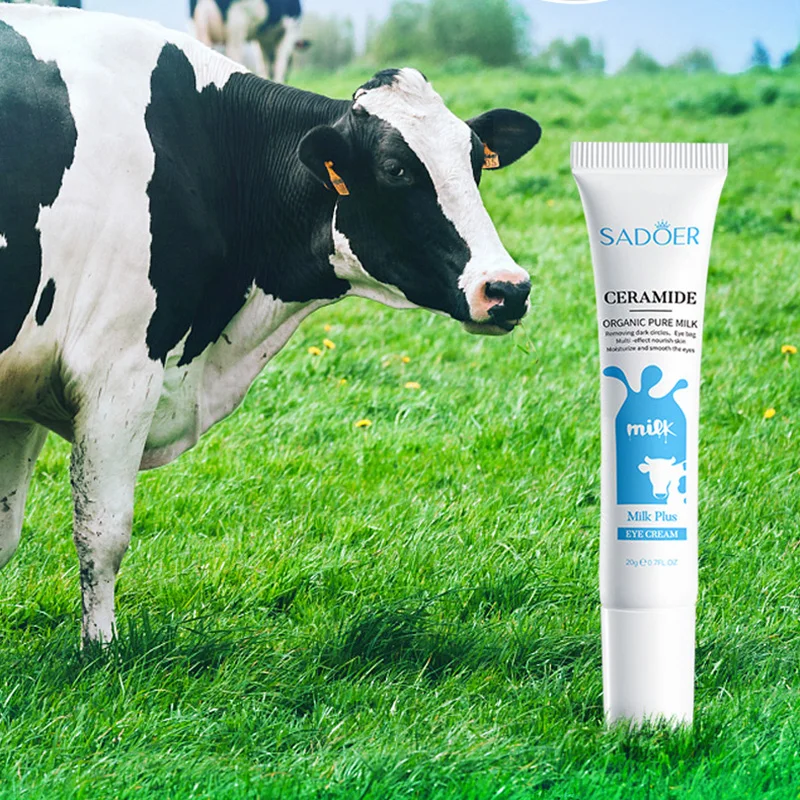 SADOER-crema nutritiva para ojos, leche, eliminación de ojeras, bolsas para ojos, belleza reafirmante hidratante, productos para el cuidado de la piel para ojos